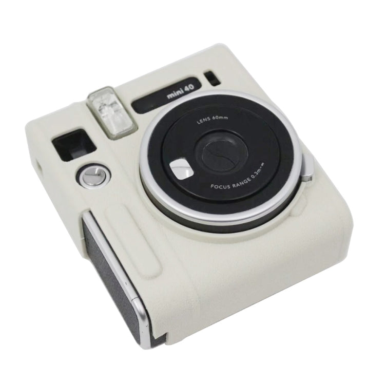 Soft Silicone Protective Case for Fujifilm Instax mini 40 (White) - free shipping - PMC TechLife - Order now!