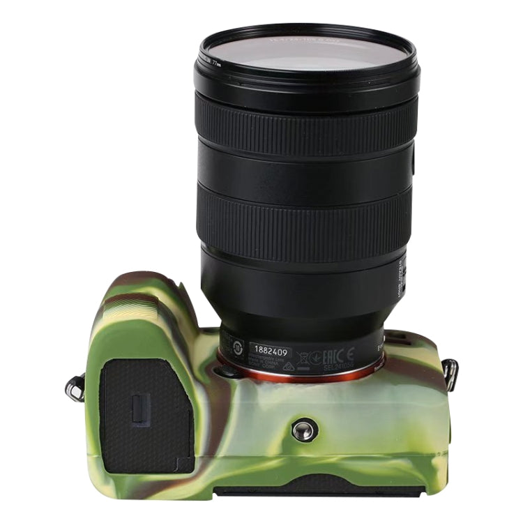 For Sony A7R4 Soft Silicone Protective Case(Camouflage) - Protective Case by PMC TechLife | Online Shopping South Africa | PMC TechLife | Buy Now Pay Later Mobicred