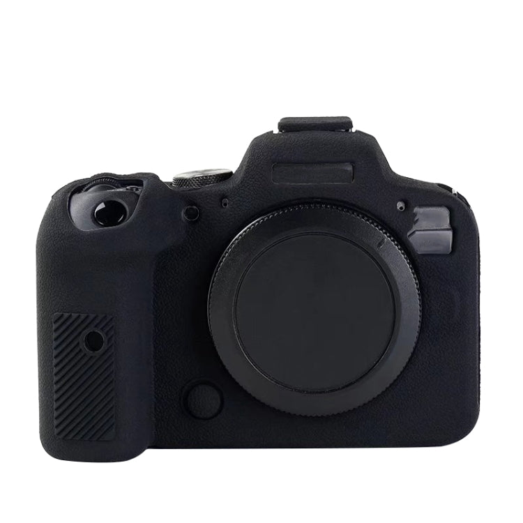 For Canon EOS R6 Litchi Texure Soft Silicone Case(Black) - free shipping - PMC TechLife - Order now!