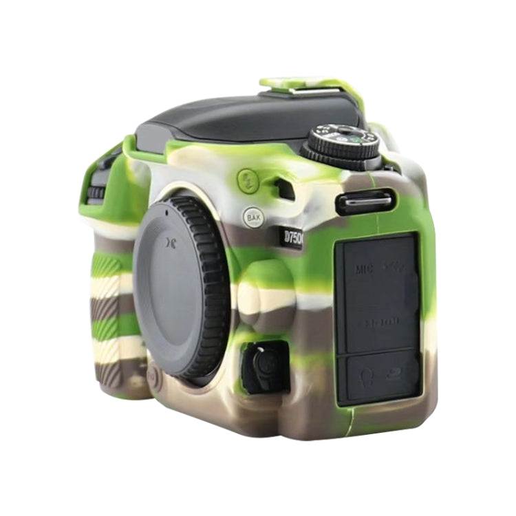 Soft Silicone Protective Case for Nikon D7500 (Camouflage) - Protective Case by PMC TechLife | Online Shopping South Africa | PMC TechLife | Buy Now Pay Later Mobicred