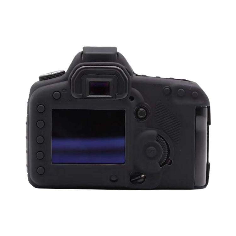 For Canon EOS 5D Mark II Soft Silicone Protective Case(Black) - Protective Case by PMC Jewellery | Online Shopping South Africa | PMC Jewellery