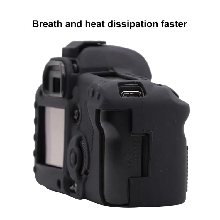 For Canon EOS 5D Mark II Soft Silicone Protective Case(Red) - Protective Case by PMC TechLife | Online Shopping South Africa | PMC TechLife | Buy Now Pay Later Mobicred