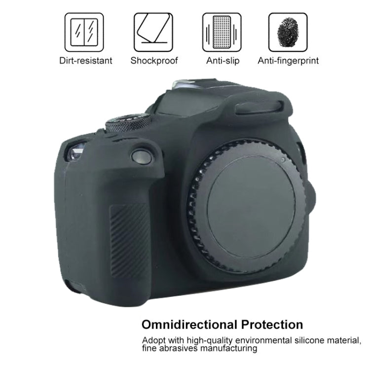 Soft Silicone Protective Case for Canon EOS 2000D (Red) - Protective Case by PMC TechLife | Online Shopping South Africa | PMC TechLife | Buy Now Pay Later Mobicred