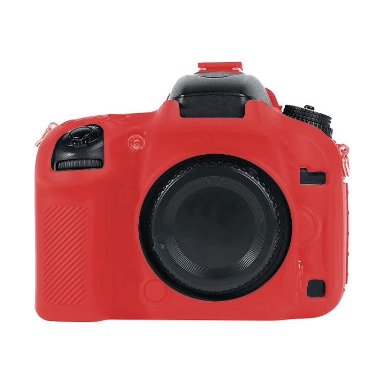 For Nikon D600 / D610 Soft Silicone Protective Case(Red) - Protective Case by PMC TechLife | Online Shopping South Africa | PMC TechLife | Buy Now Pay Later Mobicred