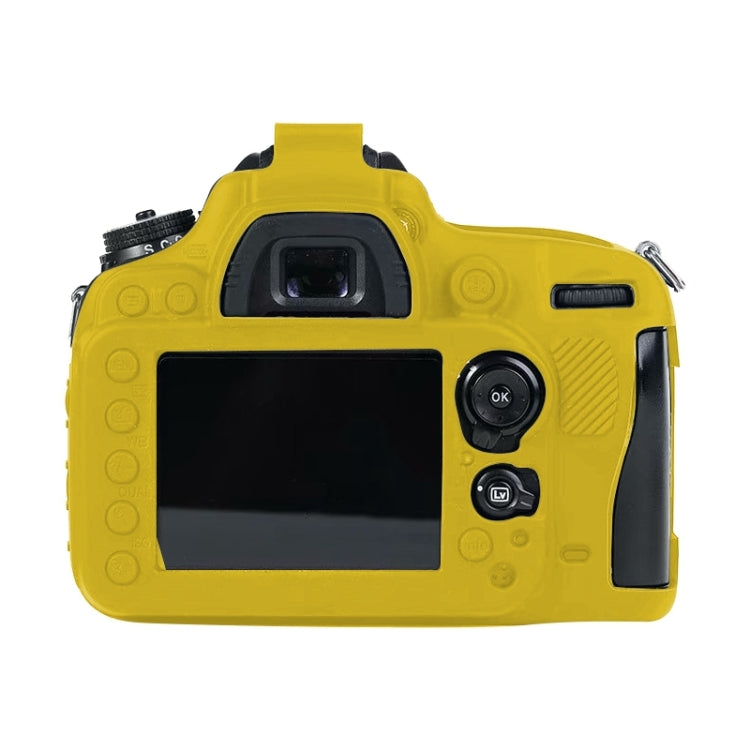 For Nikon D600 / D610 Soft Silicone Protective Case(Yellow) - Protective Case by PMC TechLife | Online Shopping South Africa | PMC TechLife | Buy Now Pay Later Mobicred