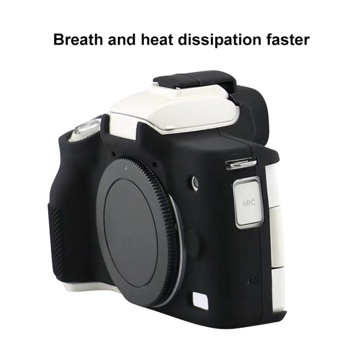For Canon EOS M50 Mark II / M50 II Soft Silicone Protective Case(Rose Red) - Protective Case by PMC TechLife | Online Shopping South Africa | PMC TechLife | Buy Now Pay Later Mobicred