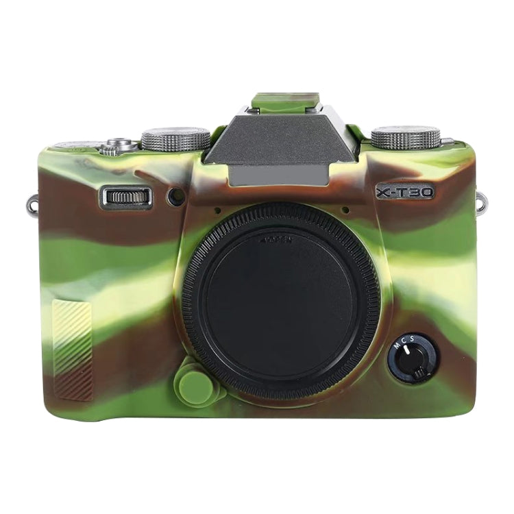 For FUJIFILM X-T30 Soft Silicone Protective Case(Camouflage) - Protective Case by PMC TechLife | Online Shopping South Africa | PMC TechLife | Buy Now Pay Later Mobicred