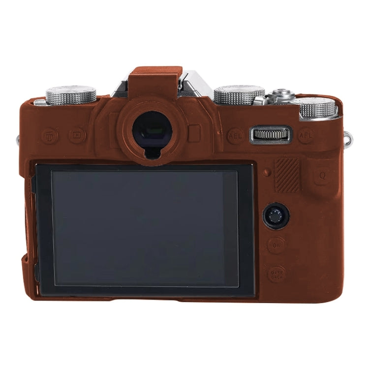 For FUJIFILM X-T30 Soft Silicone Protective Case(Coffee) - Protective Case by PMC TechLife | Online Shopping South Africa | PMC TechLife | Buy Now Pay Later Mobicred