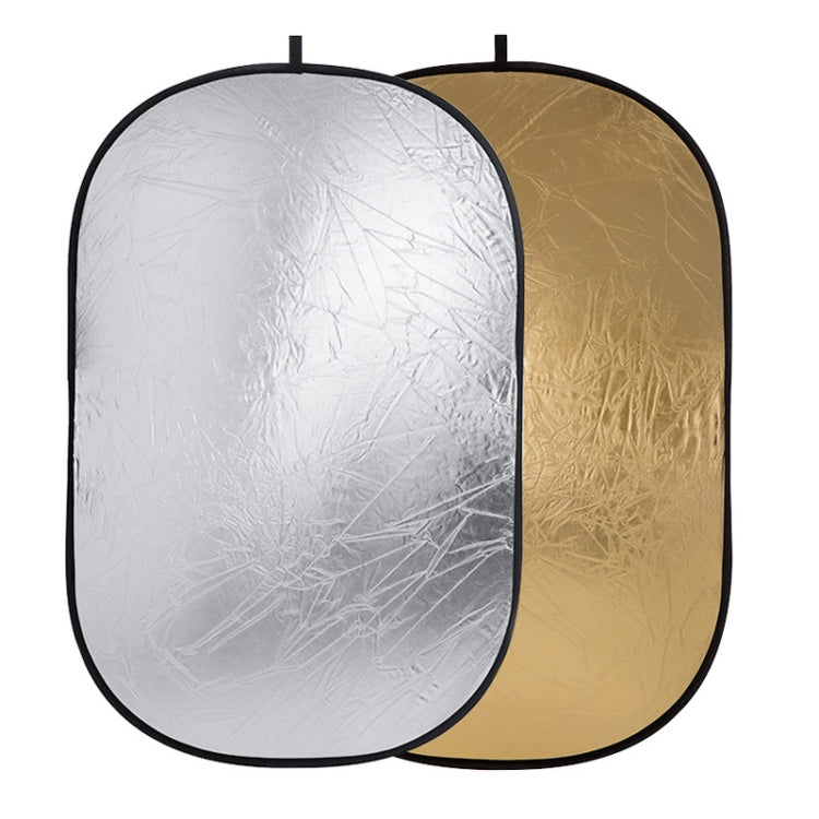Godox FT01 2 in 1 Gold / Silver Oval Folding Reflector Board, Size: 150 x 200cm - free shipping - PMC TechLife - Order now!