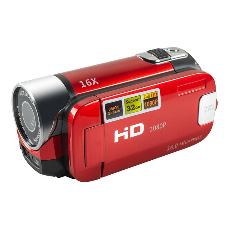 16X Digital Zoom HD 16 Million Pixel Home Travel DV Camera, AU Plug (Red) - Video Cameras by PMC TechLife | Online Shopping South Africa | PMC TechLife | Buy Now Pay Later Mobicred