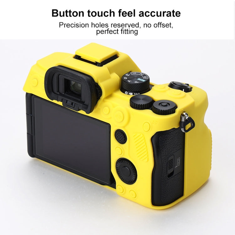 Soft Silicone Protective Case for Sony A7 IV (Yellow) - free shipping - PMC TechLife - Order now!