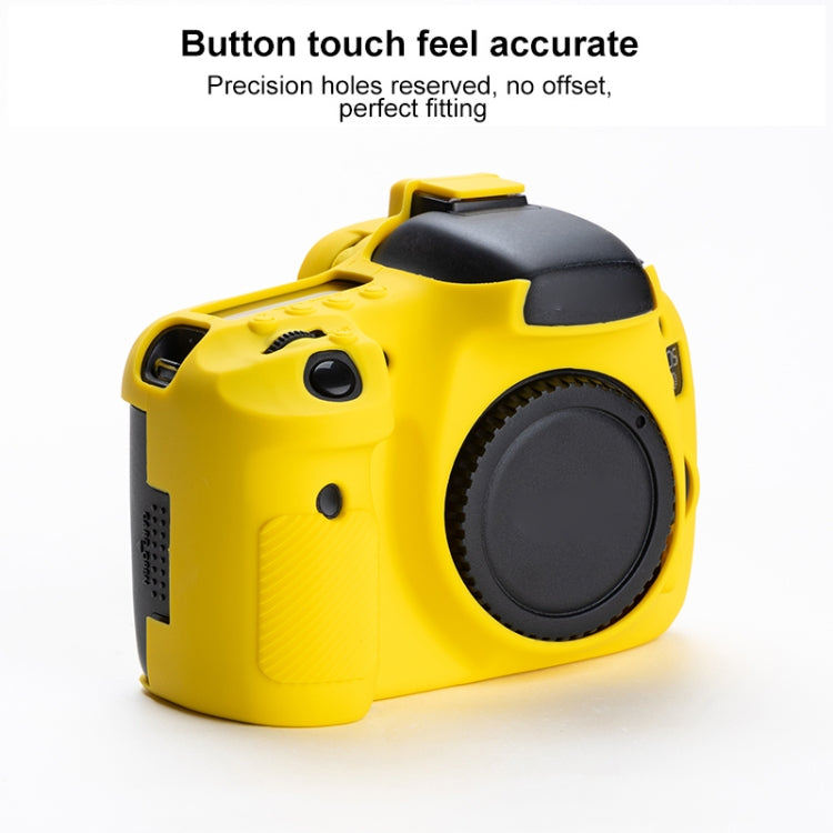 Soft Silicone Protective Case for Canon EOS 7D (Yellow) - Protective Case by PMC TechLife | Online Shopping South Africa | PMC TechLife | Buy Now Pay Later Mobicred