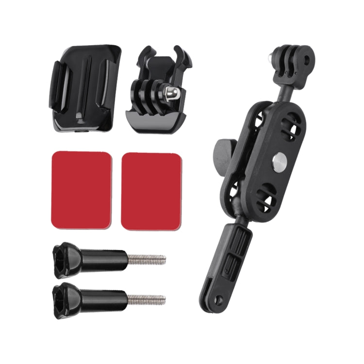 360 Pivot Magic Arm Motorcycle Helmet Mount Adapter Holder (Black) - Helmet Mount by PMC TechLife | Online Shopping South Africa | PMC TechLife | Buy Now Pay Later Mobicred