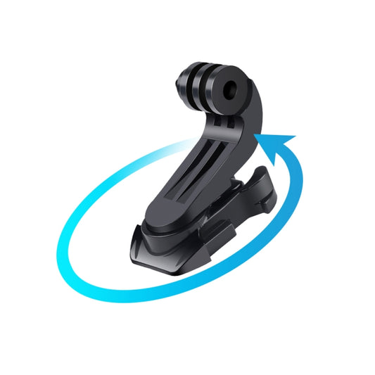 360 Degree Rotation J-Hook Buckle Mount (Black) - Helmet Mount by PMC Jewellery | Online Shopping South Africa | PMC Jewellery | Buy Now Pay Later Mobicred