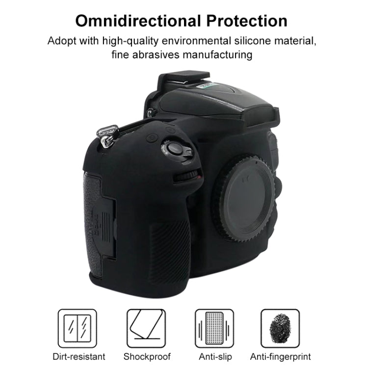 Soft Silicone Protective Case for Nikon D810 (Black) - Protective Case by PMC TechLife | Online Shopping South Africa | PMC TechLife | Buy Now Pay Later Mobicred