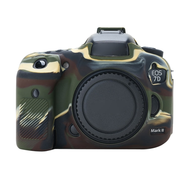 For Canon EOS 7D Mark II Soft Silicone Protective Case (Camouflage) - Protective Case by PMC Jewellery | Online Shopping South Africa | PMC Jewellery | Buy Now Pay Later Mobicred