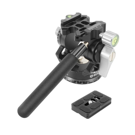 BEXIN DT-02S/S 2D 360 Degree Panorama Heavy Duty Tripod Action Fluid Drag Head with Quick Release Plate - Tripod Heads by BEXIN | Online Shopping South Africa | PMC Jewellery | Buy Now Pay Later Mobicred