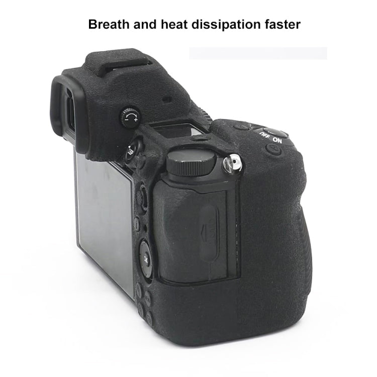 For Nikon Z7 II Soft Silicone Protective Case (Black) - Protective Case by PMC TechLife | Online Shopping South Africa | PMC TechLife