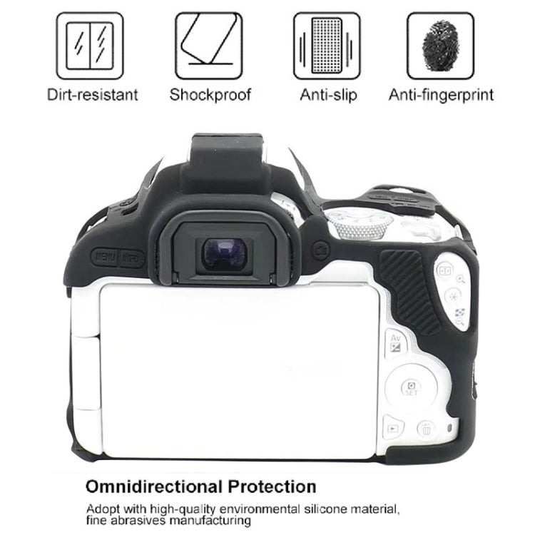 For Canon EOS 250D Soft Silicone Protective Case (Yellow) - free shipping - PMC TechLife - Order now!