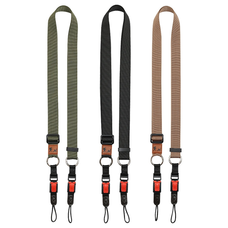 XJ03 Camera Shoulder Hanging Neck Strap(Khaki) - Camera Strap by PMC TechLife | Online Shopping South Africa | PMC TechLife | Buy Now Pay Later Mobicred