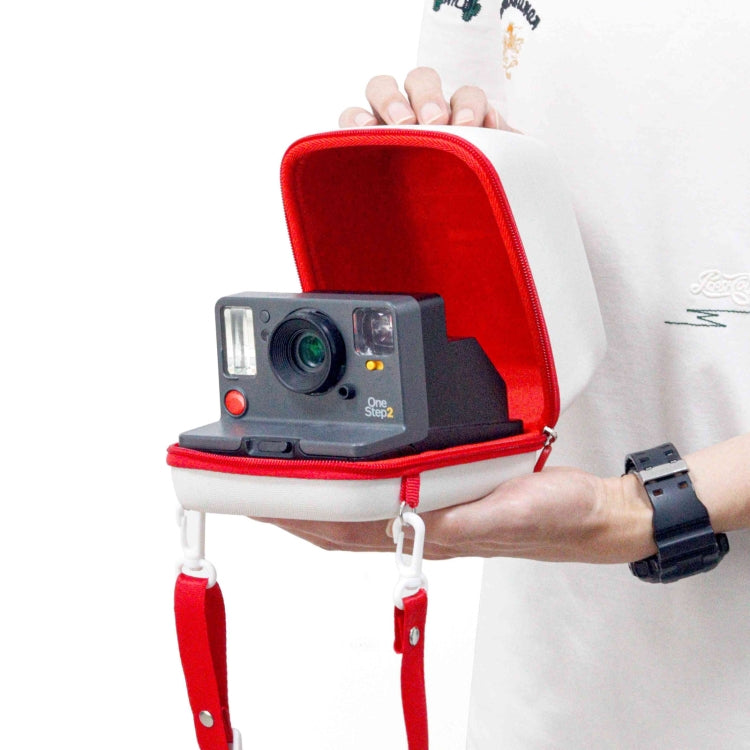 For Polaroid One Step 2 / NOW EVA Camera Case Shockproof Camera Storage Bag (White) - Leather Bag by PMC TechLife | Online Shopping South Africa | PMC TechLife | Buy Now Pay Later Mobicred