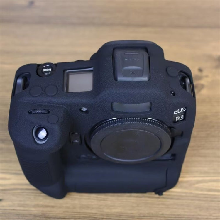 For Canon EOS R3 Soft Silicone Protective Case (Blue) - Protective Case by PMC TechLife | Online Shopping South Africa | PMC TechLife | Buy Now Pay Later Mobicred