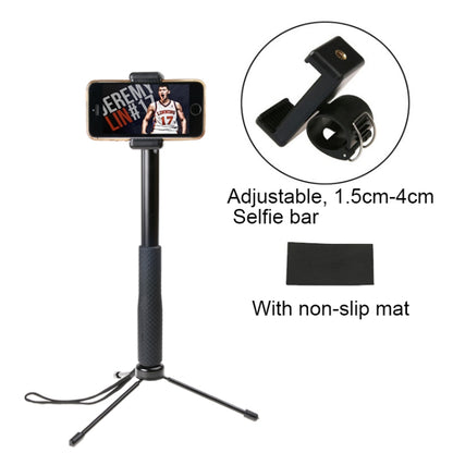 30-93cm Grip Foldable Tripod Holder Multi-functional Selfie Stick Monopod for GoPro Hero12 Black / Hero11 /10 /9 /8 /7 /6 /5, Insta360 Ace / Ace Pro, DJI Osmo Action 4 and Other Action Cameras, Phones - Extendable Pole by PMC Jewellery | Online Shopping South Africa | PMC Jewellery | Buy Now Pay Later Mobicred