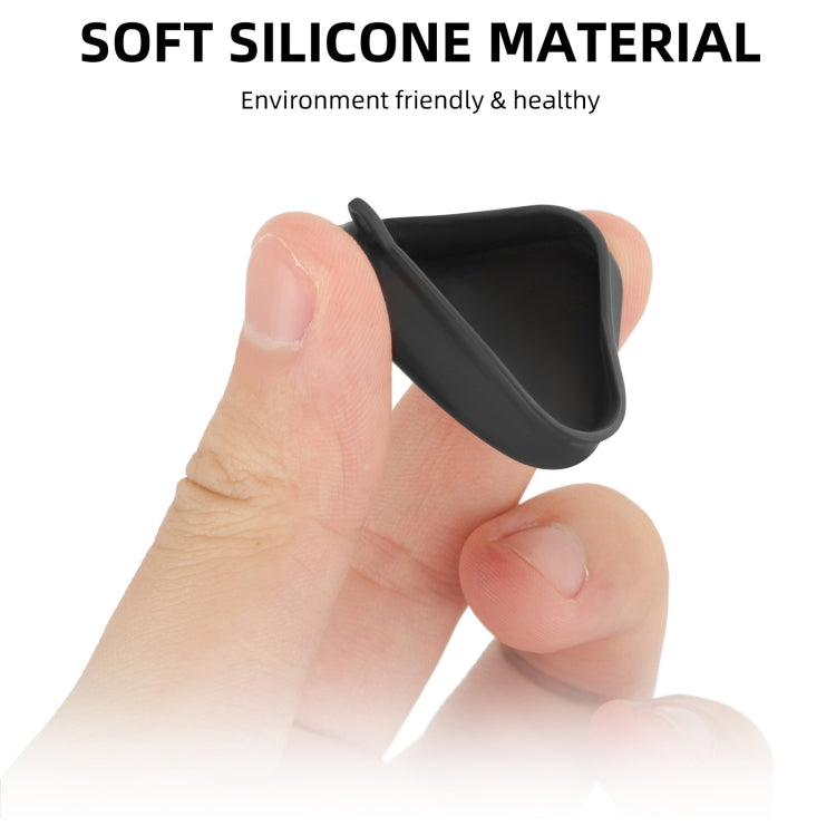 For Insta360 Ace / Ace Pro Sunnylife Silicone Lens Cap Protector Lens Cover (Black) - Case & Bags by Sunnylife | Online Shopping South Africa | PMC TechLife | Buy Now Pay Later Mobicred