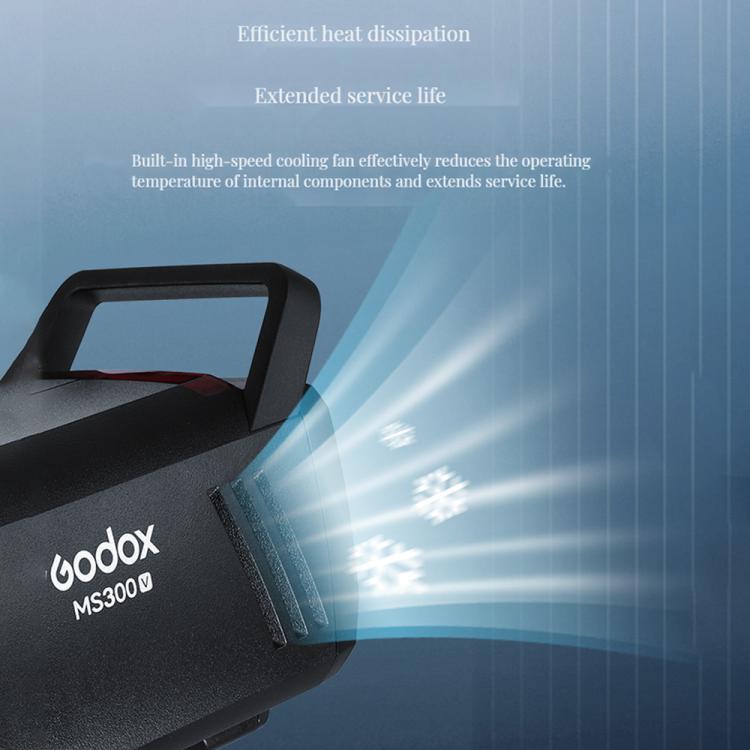 Godox MS200-V Studio Flash Light 200Ws Bowens Mount Strobe Light with Lamp Cover (EU Plug) - free shipping - PMC TechLife - Order now!