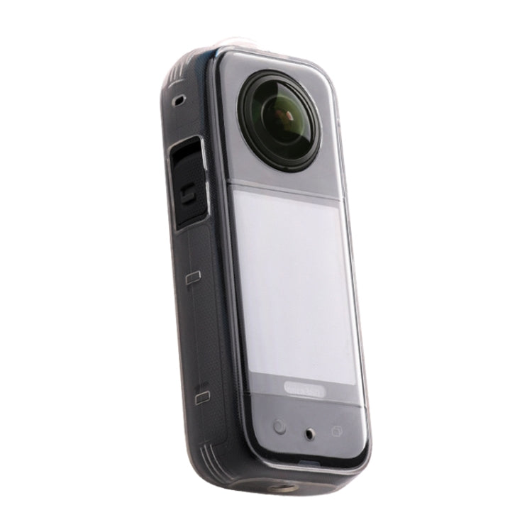 For Insta360 X3 Hollow Clear TPU Protective Case (Transparent) - Case & Bags by PMC TechLife | Online Shopping South Africa | PMC TechLife | Buy Now Pay Later Mobicred