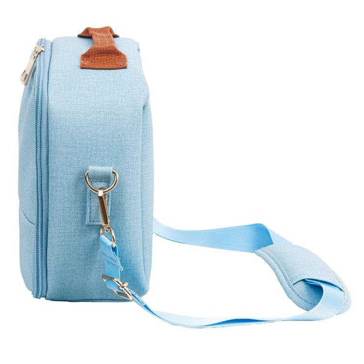 Portable Mini Printer Storage Bag For CP910/1200/1300 (Blue) - Strap Satchel by PMC TechLife | Online Shopping South Africa | PMC TechLife | Buy Now Pay Later Mobicred