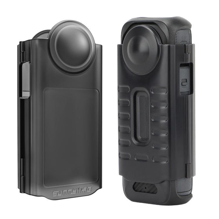 For Insta360 X4 Sunnylife Integrated Lens Screen Protective Cover (Transparent Black) - Case & Bags by Sunnylife | Online Shopping South Africa | PMC TechLife | Buy Now Pay Later Mobicred