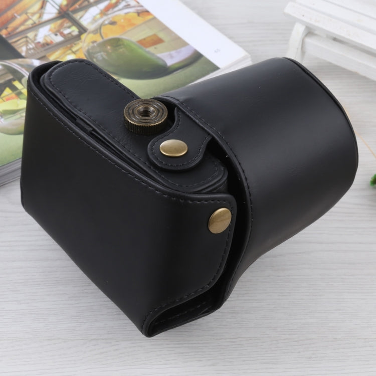 Full Body Camera PU Leather Case Bag with Strap for Olympus E-PL3 / E-PM1 (Black) - free shipping - PMC TechLife - Order now!