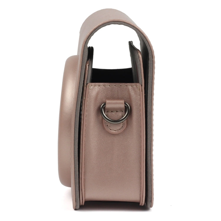 Pearly Lustre PU Leather Case Bag for FUJIFILM Instax SQUARE SQ6 Camera, with Adjustable Shoulder Strap(Light Brown) - free shipping - PMC TechLife - Order now!