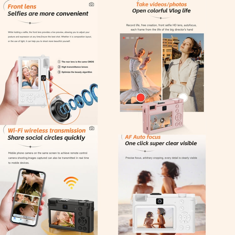 HDC-F01 3.0 inch 5K UHD Photography Digital Camera SLR Camera (Black) - Children Cameras by PMC TechLife | Online Shopping South Africa | PMC TechLife | Buy Now Pay Later Mobicred
