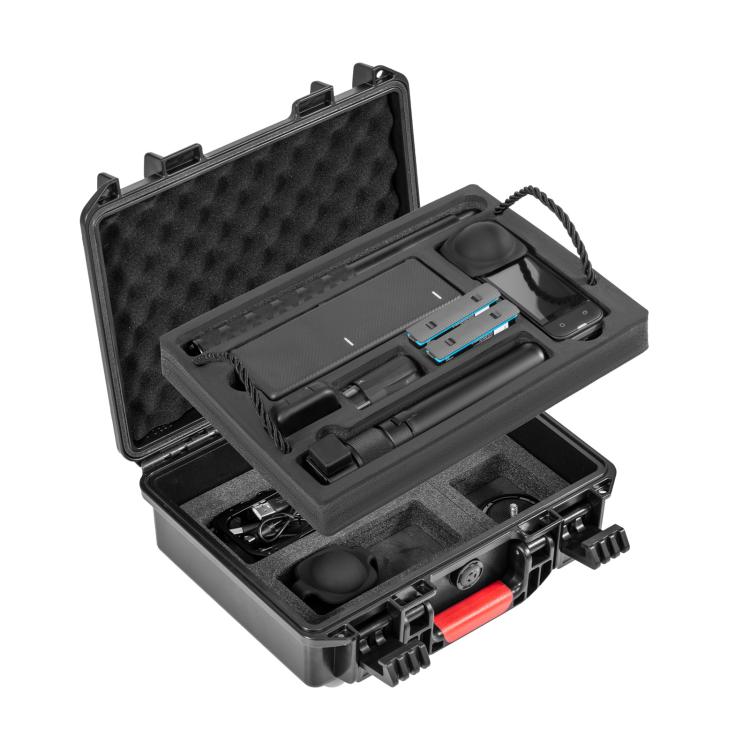 For Insta360 X5 STARTRC Waterproof Dual-layer Suitcase Storage Box (Black) - free shipping - PMC TechLife - Order now!