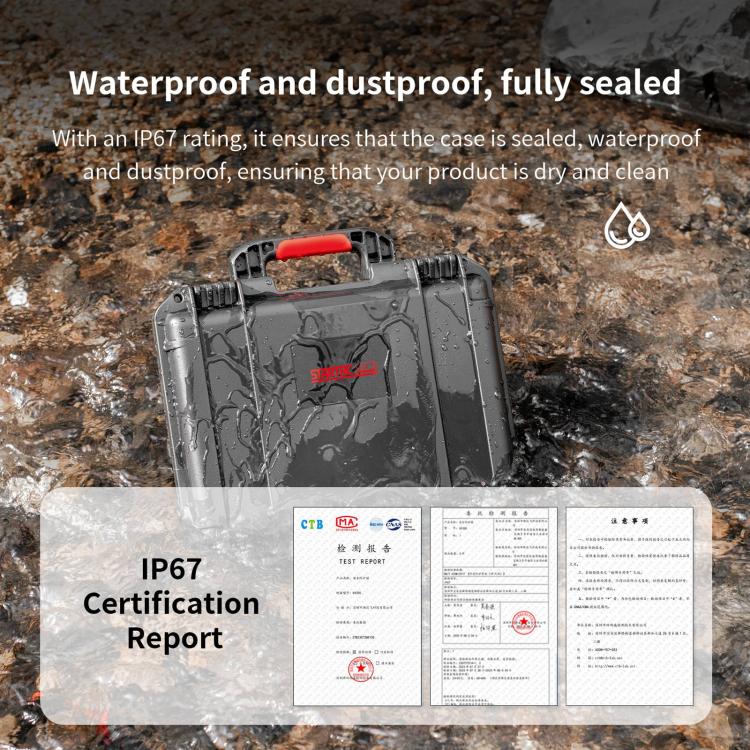 For Insta360 X5 STARTRC Waterproof Dual-layer Suitcase Storage Box (Black) - free shipping - PMC TechLife - Order now!