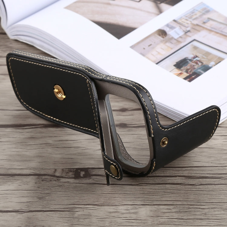 1/4 inch Thread PU Leather Camera Half Case Base for Canon EOS 5D Mark IV / 5D Mark III(Black) - free shipping - PMC TechLife - Order now!