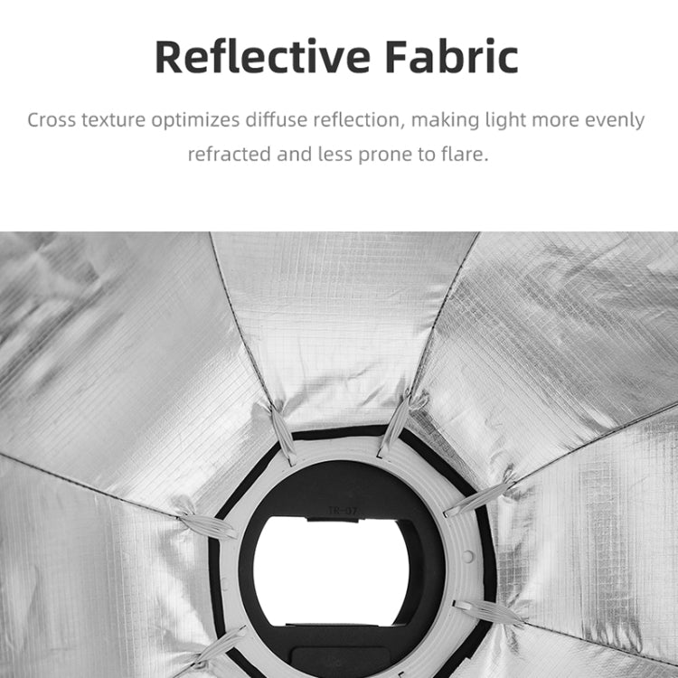 TRIOPO KS65 65cm Speedlite Flash Octagon Parabolic Softbox Diffuser with Bracket Mount Handle for Speedlite - free shipping - PMC TechLife - Order now!