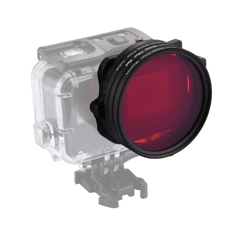 58mm Yellow + Red + Purple Diving Lens Filter for GoPro HERO7 Black/6 /5 - Lens Filter by PMC TechLife | Online Shopping South Africa | PMC TechLife | Buy Now Pay Later Mobicred