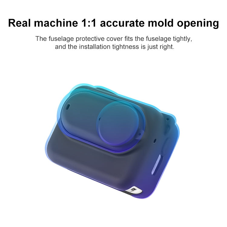 For Insta360 GO 3 Camera Body Charging Case Silicone Case with Lens Cap & Strap (Orange) - free shipping - PMC TechLife - Order now!