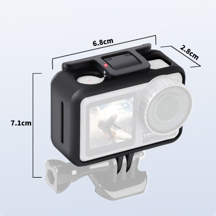 Sports Camera PC+ABS Shockproof Protective Case for DJI Osmo Action 1 -  by PMC TechLife | Online Shopping South Africa | PMC TechLife | Buy Now Pay Later Mobicred