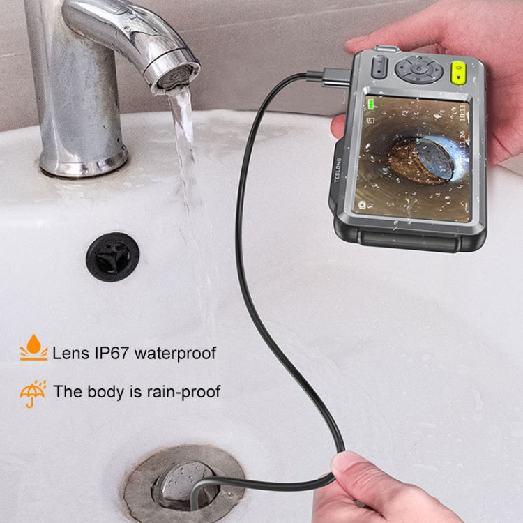 TESLONG NTS500B 5 inch 5mm Dual Lens HD Endoscope 200W Pixel Industrial Endoscope - free shipping - PMC TechLife - Order now!