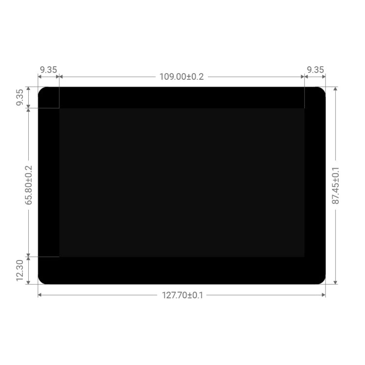 Waveshare 5 inch 800 x 480 Capacitive IPS Touch Display for Raspberry Pi, DSI Interface - Modules Expansions Accessories by PMC Jewellery | Online Shopping South Africa | PMC Jewellery | Buy Now Pay Later Mobicred