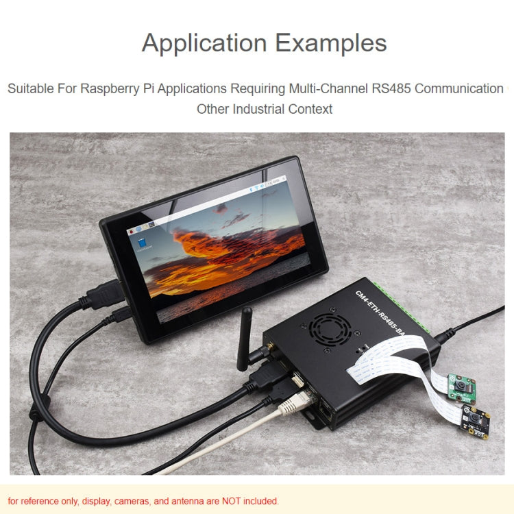 Waveshare Dual ETH Mini-Computer for Raspberry Pi CM4, Gigabit Ethernet, 4CH Isolated RS485(US Plug) - free shipping - PMC Jewellery - Order now!