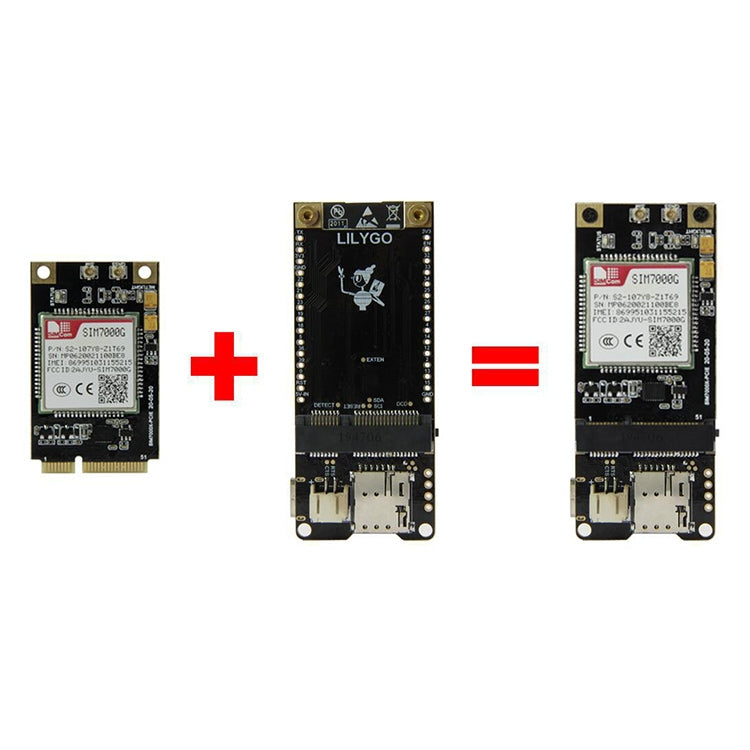 TTGO T-PCIE ESP32-WROVER-B AXP192 Chip WiFi Bluetooth Nano Card SIM Series Module Hardware Composable Development Board, PCIE-SIM7600JC Module - free shipping - PMC Jewellery - Order now!