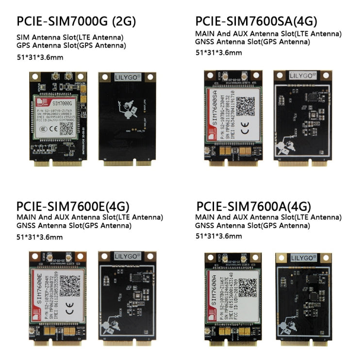 TTGO T-PCIE ESP32-WROVER-B AXP192 Chip WiFi Bluetooth Nano Card SIM Series Module Hardware Composable Development Board, PCIE-SIM7600JC Module - free shipping - PMC Jewellery - Order now!