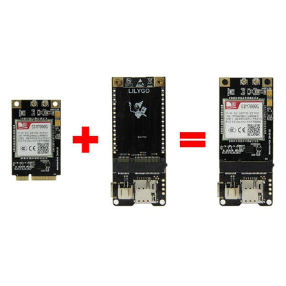 TTGO T-PCIE ESP32-WROVER-B AXP192 Chip WiFi Bluetooth Nano Card SIM Series Module Hardware Composable Development Board, SIM7000G-PCIE - Module by TTGO | Online Shopping South Africa | PMC Jewellery | Buy Now Pay Later Mobicred