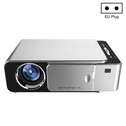 T6 3500ANSI Lumens 1080P LCD Mini Theater Projector, Standard Version, UK Plug(Silver) - LED Projector by PMC Jewellery | Online Shopping South Africa | PMC Jewellery | Buy Now Pay Later Mobicred