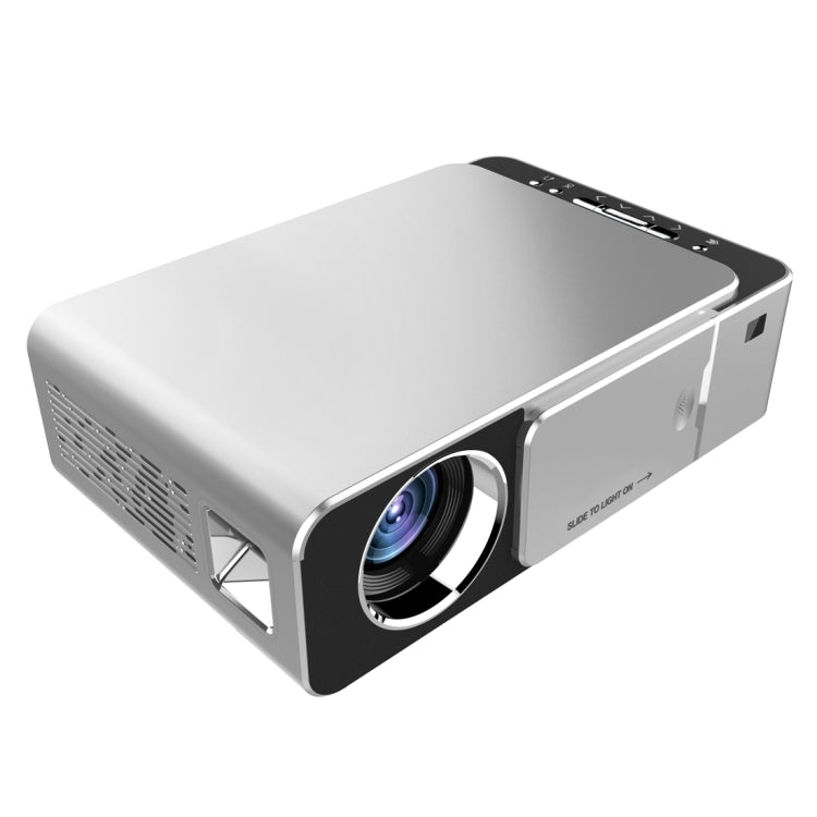 T6 3500ANSI Lumens 1080P LCD Mini Theater Projector, Standard Version, UK Plug(Silver) - LED Projector by PMC Jewellery | Online Shopping South Africa | PMC Jewellery | Buy Now Pay Later Mobicred